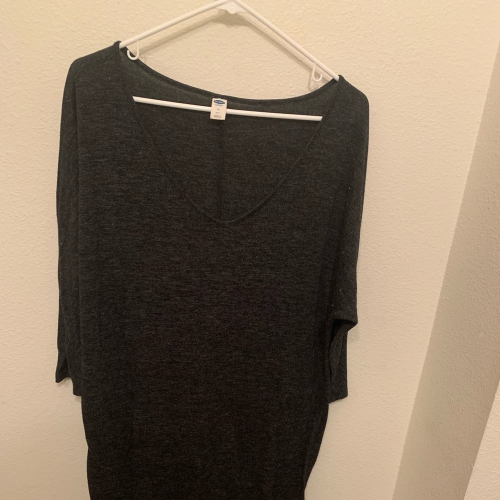 old navy dark grey dress